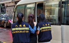 入境處全港各區反非法勞工 8黑工3僱主被捕