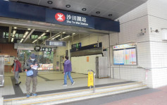 沙田圍站列車關門之際 賊人搶女客手機奪門逃去