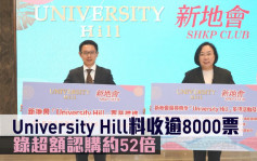 热辣新盘放送｜University Hill料收逾8000票 录超额认购约52倍