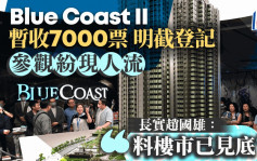 长实Blue Coast II暂收7000票明截登记 参观纷现人流 赵国雄料楼市已见底