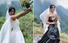  四川21歲少女自製「膠袋婚紗」 靠直播爆紅收入翻10倍