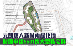 城市規劃｜元朗唐人新村兩綠化地 財團申建5601伙大型私宅群