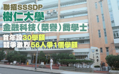 联招SSSDP｜树仁大学金融科技热捧 首年设30学额 数学好具优势