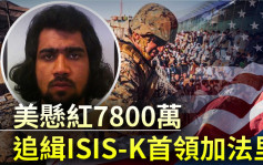 美國懸紅7800萬元追緝ISIS-K首領加法里