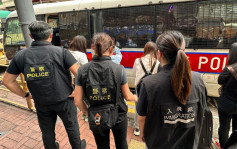 警方聯同入境處荃灣元朗掃黃 拘26內地女年齡20至61歲
