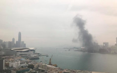 【有片】尖沙嘴新世界中心重建地盤大火 濃煙衝天港島區清晰可見