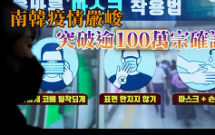 南韓增3.8萬宗病例再創新高  突破逾100萬宗確診