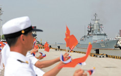 俄海軍艦艇編隊抵達上海  7天友好訪問後將進行聯合演練