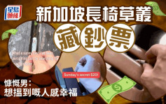 新加坡神秘人公园藏现金引40万人睇片寻宝 「想让大家幸福」