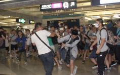 【元朗暴力】警：上環當時有暴力衝擊 鐵路警區未派人到場