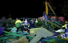 泰國北部披集府小學屋頂倒塌 6死18傷