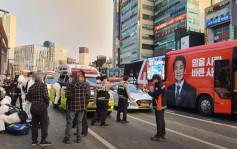 南韩总统大选拉票首日蒙阴影 候选人竞选车上两人离奇身亡