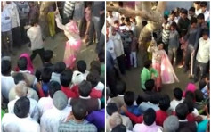 印度妻出軌遭夫綁樹狂鞭 圍觀民眾竟趁機非禮圖姦