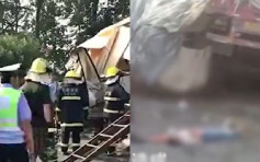寧杭高速公路旅巴爆軚撼貨車 增至36死36傷