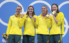 【东京奥运】澳洲女子4x100米自由泳接力破世绩