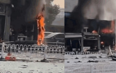 江苏淮安市烧烤店发生爆炸 据称一名厨师受伤