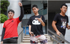 泼水节向警员无綫记者射水  YouTuber 勇狗等3男被控6罪