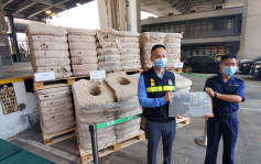 巴西來港貨櫃棉絨藏1400萬可卡因 海關拘3男