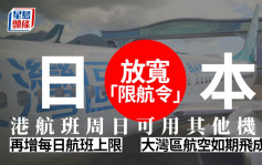 日本入境｜放寬對港航班限制 周日起可用其他機場兼允增加航班
