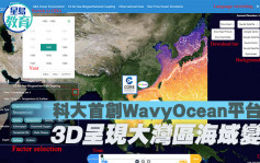科大首創WavyOcean平台 3D呈現大灣區海域變化