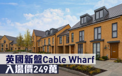 海外地產｜英國新盤Cable Wharf 入場價249萬