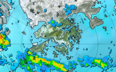 雷雨帶殺到 未來一兩小時影響本港(11:25)