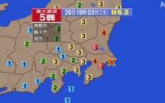 遊日注意｜日本千葉縣6.2級地震 成田機場一度關閉跑道