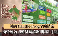 補習社Little Frog全線結業 兩營運公司遭呈請清盤