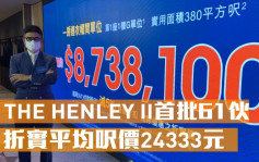 热辣新盘放送｜THE HENLEY II首批61伙   折实平均尺价24333元