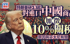 特朗普：正討論2月1日起對中國進口商品加徵10%關稅