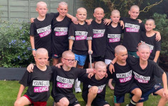 英9岁童患罕见骨癌   12好友一起剃光头陪抗癌