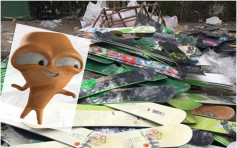 大嘥鬼出沒　網民爆料大量「滑板物體」棄上水珍寶廣場對出