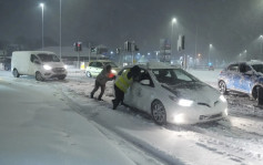 歐洲遭遇大雪和凍雪天氣影響 英國及德國交通出現混亂