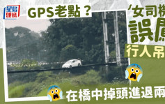 泰女駕車誤上行人吊橋受困嚇壞  按照GPS導航路線險喪命