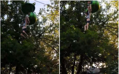 美14歲女童8米高吊車墮下　遊客接住無大礙