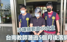台南小學教師猥褻逾30女童 潛逃5月台中就擒