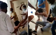 【有片】印度男染疫亡家屬大鬧醫院 醫生遭20多人圍毆受傷