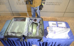 機場行李喼檢140萬可卡因 23歲南非漢被捕 