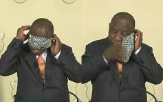 南非总统示范戴口罩秒变眼罩 网民疯传纷纷模仿