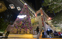 利东街炫彩灯饰亮起 10米高圣诞树闪亮登场 