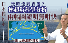 维港会｜福岛核废水几时流到香港 ? 林超英凭两幅图确定无咁快