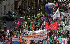 慕尼黑4000人游行示威 促G7领袖应对气候粮食短缺