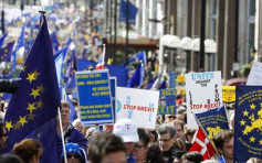 英啟動脫歐程序在即　 8萬人示威要求留歐