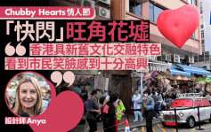 Chubby Hearts︱亲自到旺角花墟感受气氛  设计师︰看到市民笑脸感到十分高兴