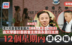 张翔被投诉｜港大校委会议决成立5人专责小组调查  12个星期内提交报告