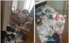 女子租民宿半年垃圾堆满屋 房东收楼超崩溃