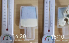 内地雪糕31度室温存放一个钟竟不融化 网民疑有过量添加剂公司否认
