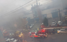 南韩仁川化妆品厂发生大火 至少3人死亡