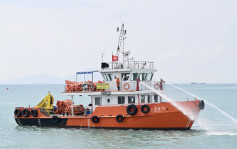政府部门南丫岛海面举行联合演习 测试海上污染事故应变能力