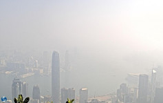 多區PM2.5濃度高企 能見度降至4000米以下